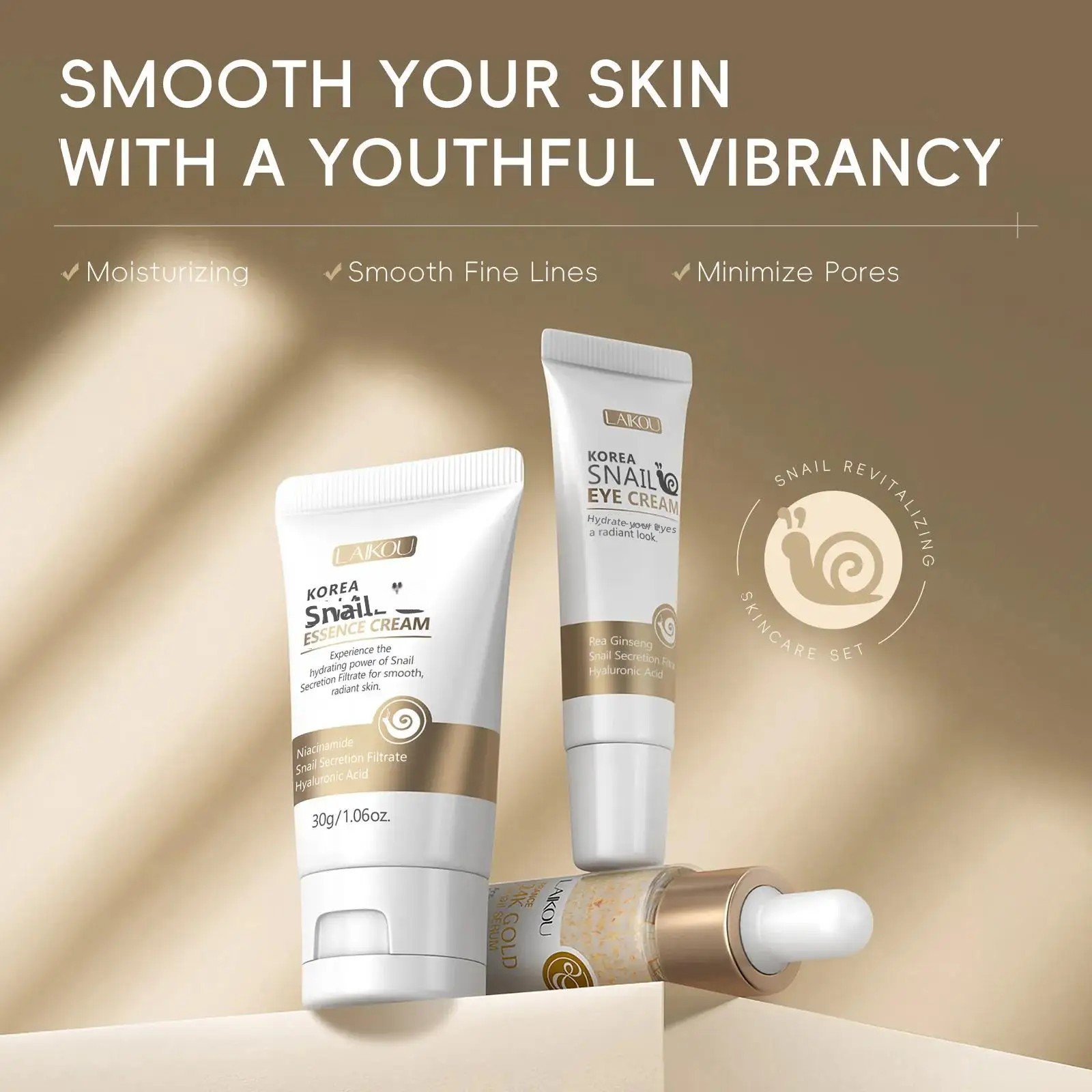 24k ouro caracol reparação sor - Luxury Skincare Essence avaliação e preço